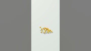 Star Icon Explosion - Voxel Block Collapse Animation