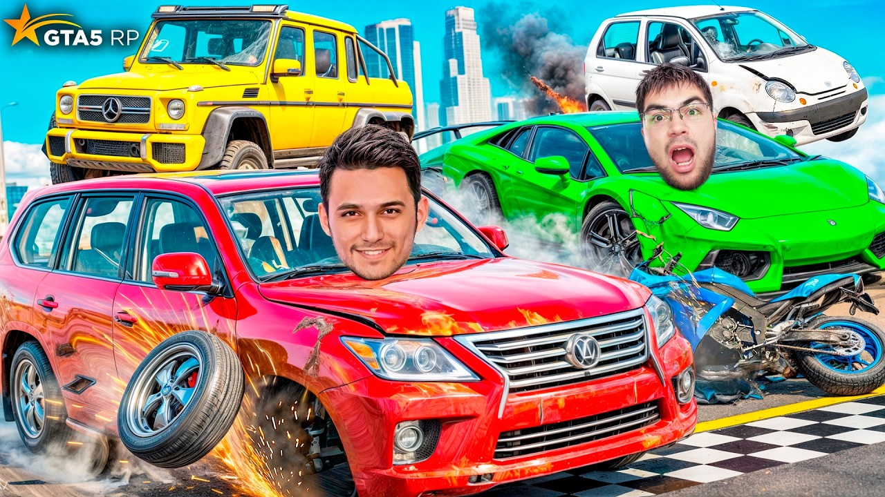 BU SHARLAR BILAN POYGA OYNASHNI IMKONI YO'Q! TESHIK BALONLARDA EKSTRIMAL SHARTLAR BAJAR (GTA 5RP)