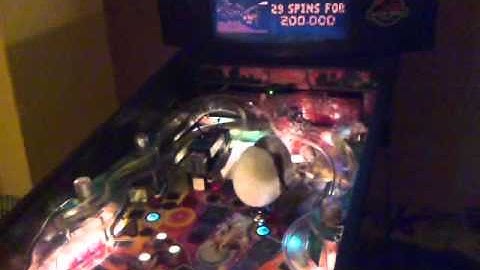 Sega Pinball - The Lost World - custom machine - developing software routines