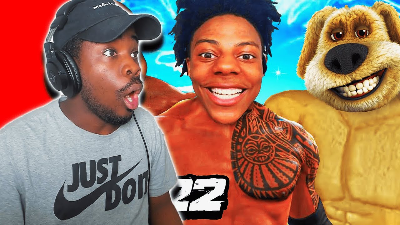 Реакция iShowSpeed ​​на WWE Royal Rumble