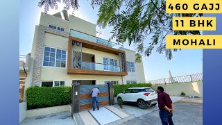 460 Gajj Mansion for sale in MOHALI | Corner Triple Storey Villa, 11 BEDROOM   BATH