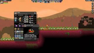 Starbound: Modified Jetpack (RedPack) and Santa's Sleigh