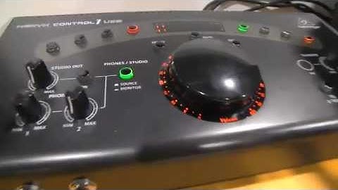 UoK - Sonic State - WNAMM12  Behringer Control-1 USB, Studio Controller interfaces via USB