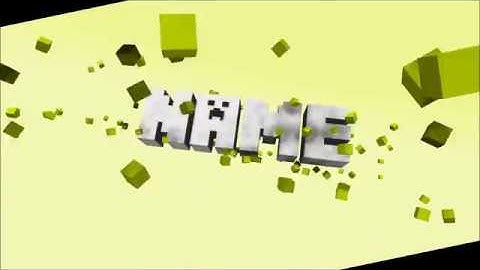 intro template 3D text [mine-imator] + tutorial how to fix camera intro by naegi