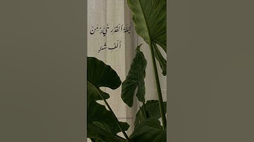 سُورَةُ اَلقَدْرِ - ماهر المعيقلي Surah Al Qadr - Maher Almu’aiqly #quran #تلاوة #feedyourfaith