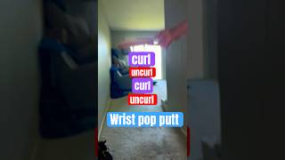 Curl-uncurl-curl-uncurl putt