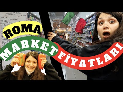 İTALYA'DA BİM BULDUM ? (Roma'daki Market Fiyatları)