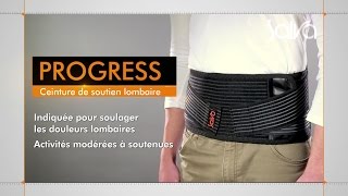 Ceinture de soutien lombaire Progress - YouTube