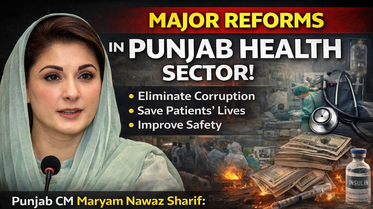 Maryam Nawaz Orders Strict Action Against Corruption in Punjab Health Sector