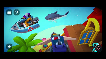 Tiny Robots Portal Escape Chapter 2-1 (Alternative Level) Shark Attack Full Clear