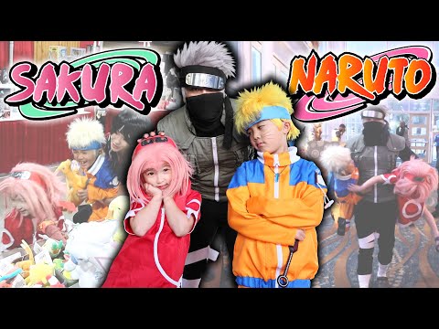 Naruto & Sakura Run Around Anime Los Angeles 2023