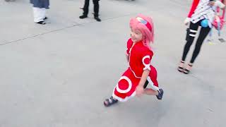 Naruto & Sakura Run Around Anime Los Angeles 2023