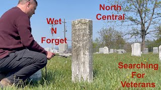 Fairview Cemetery and Treating Veteran Stones with Wet N Forget