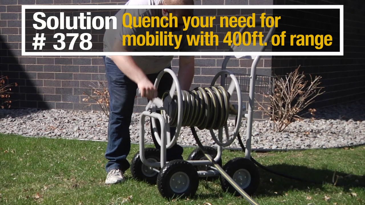 NTE Solution #378: Strongway Garden Hose Reel Cart 