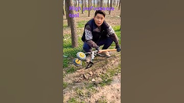 Another invention can push the furrow plow High-performance practical tools Masters among the people