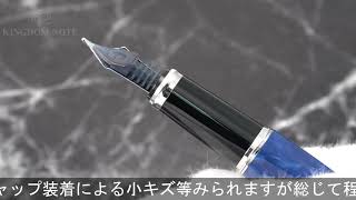PILOT パイロット 万年筆 レガンス89S ブルー 中字 - YouTube