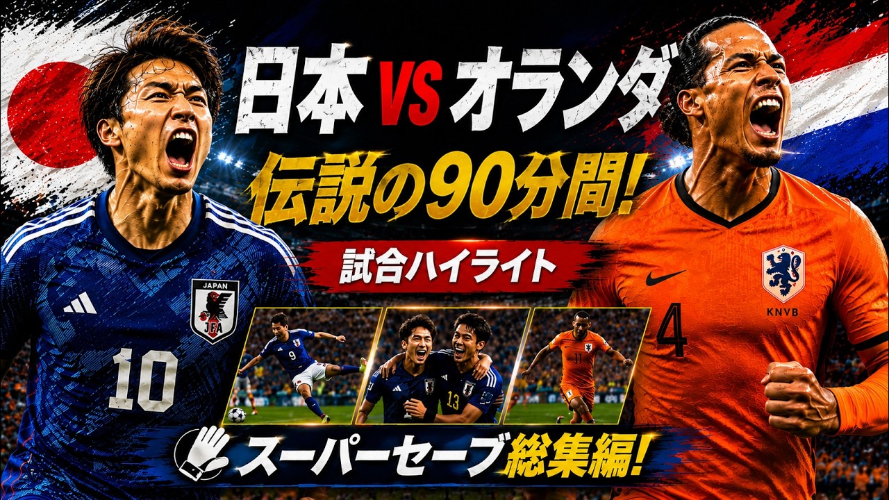 🏆【2026 World Cup Group F Matchday 1】 Japan vs. Netherlands | 90