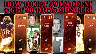 How To Get 99 John Madden LT/DT + Dont Make This Mistake + Overpay For TOTY! Madden 23 Ultimate Team