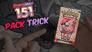 Scarlet and Violet 151 Pack Trick Tutorial: Pokemon TCG