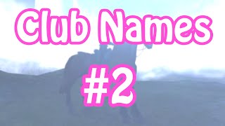 Star Stable Online - Club Names #2