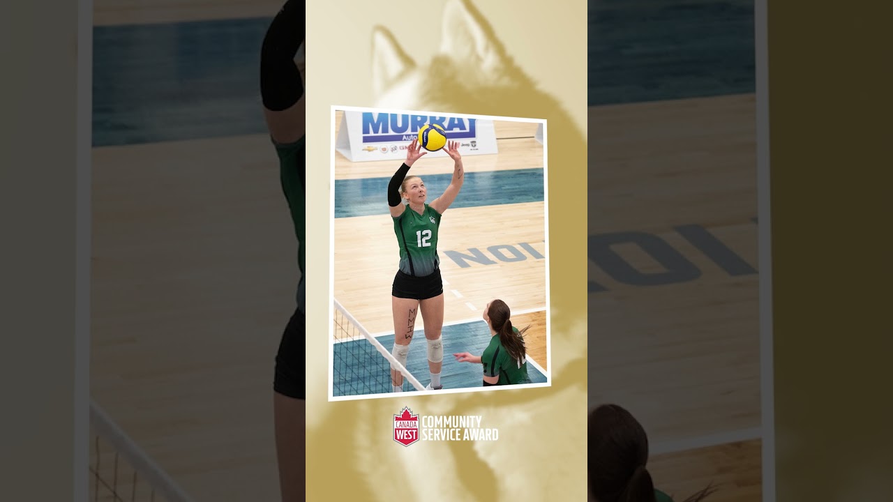 Women's Volleyball Student-Athlete Community Service Award Winner - Averie Allard