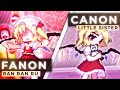 Flandre fanon vs canon   touhou sprite animation 