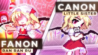 Flandre Fanon vs. Canon - [ Touhou Sprite Animation ]