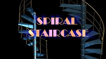 3ds max tutorial how to create spiral staircase