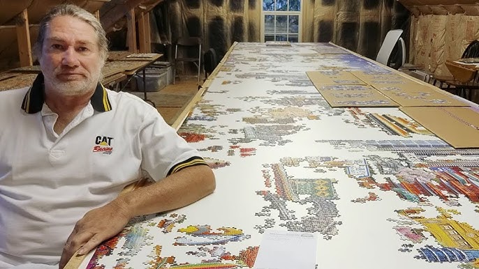 42,000 piece jigsaw puzzle timelapse 
