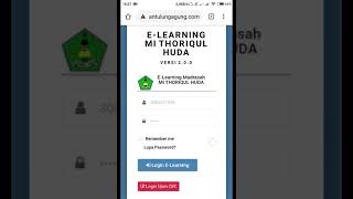 PENGENALAN E-LEARNING MADRASAH V2.0 VERSI SMARTPHONE UNTUK SISWA