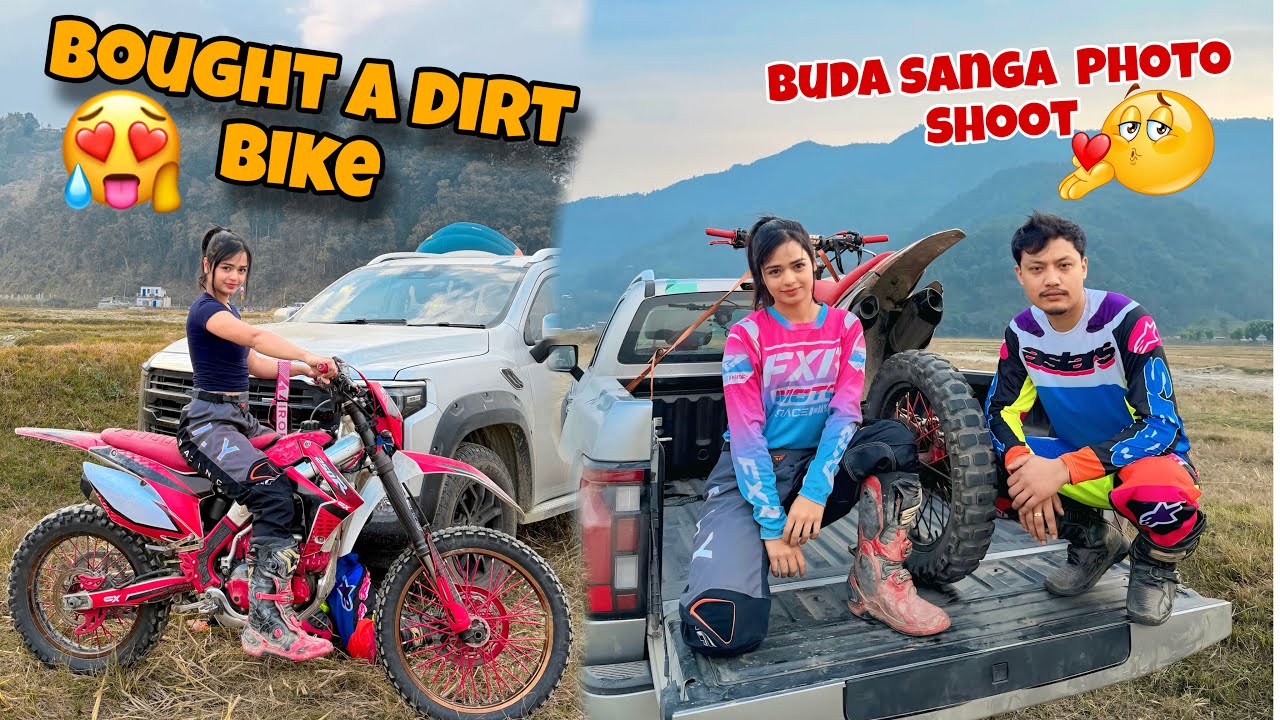 Finally dirt bike kiniyo 🤌😍