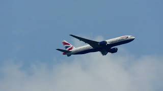 (4K) BRITISH 777 ON FINAL KMCO