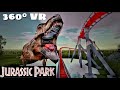 360° Jurassic Park VR Rollercoaster POV Movie themed Dino 360 도 롤러코스터 탐험 ジェットコースター