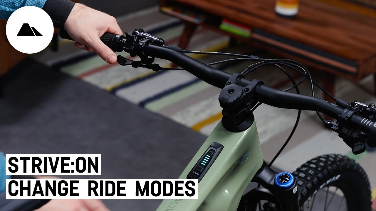 How to change your Strive:ON ride modes - YouTube