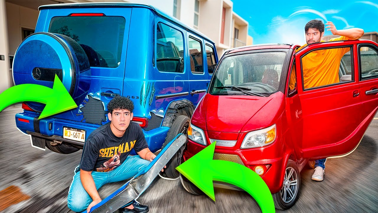 MI AMIGO ME CHOCO MI CAMIONETA CON EL MINI CARRITO !! - TheDonato