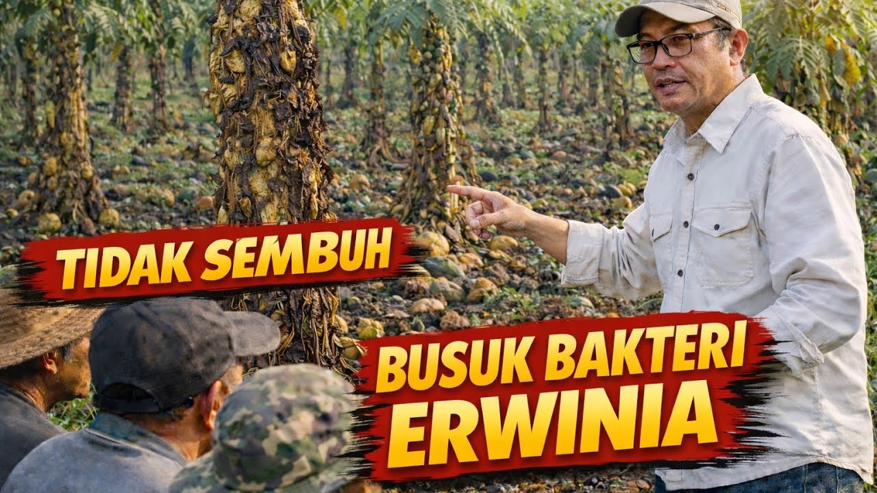 ‼️SAYA MOHON MAAF‼️Busuk Batang Pepaya‼️Bakteri ERWINIA PAPAYAE‼️Cegah Bisa, Basmi Tidak Bisa‼️