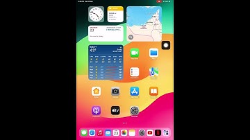 How to enable touch screen home button on screen in IPad