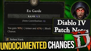 Diablo 4 - UNDOCUMENTED CHANGES FOR PALADIN