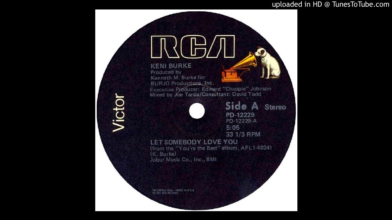 KENI BURKE LET SOMEBODY LOVE YOU 12インチ Let Somebody Love You - song and lyrics by Keni Burke | Spotify