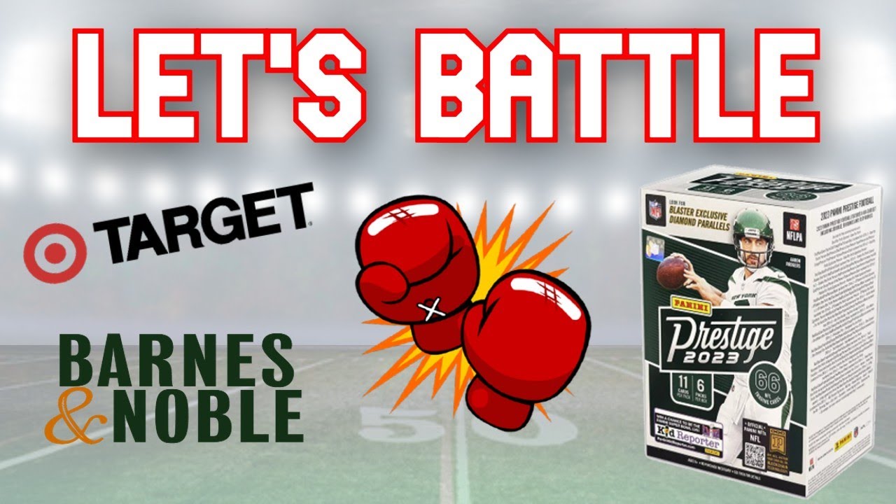 2023 Panini Prestige Football Blaster Box Battle: Target vs. Barnes & Noble