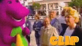 Barney appears in Hollywood to promote Barney's Great Adventure in 1997!💜💚💛 | CLIP | SUBSCRIBE