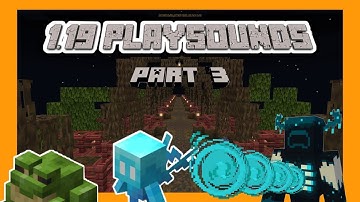 New Playsound Commands in 1.19 Minecraft Bedrock | Part 3