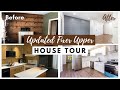 Updated House Tour | I BOUGHT A 100 YEAR OLD FIXER UPPER | Before &amp; After Renovations | HOUSE FLIP