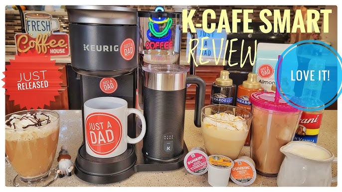 New! Keurig K-Cafe Barista Bar Single Serve Coffee Maker and Frother Dunkin  Smores 