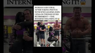 Lucky Woman Captures Once In A Lifetime Photos With John Cena #johncena #shorts