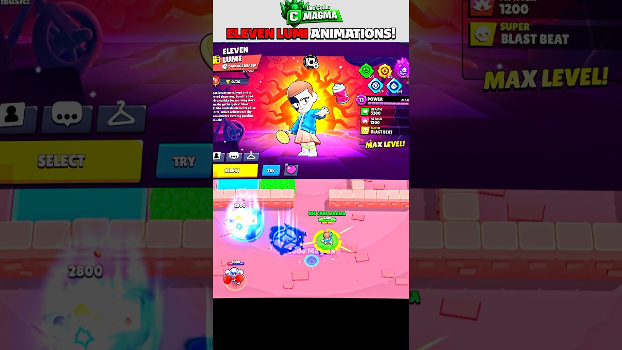 Eleven Lumi Attack Animations 💀 