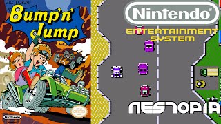 Bump 'n' Jump (1988) Nintendo Entertainment System (NES) Gameplay in HD (Nestopia)