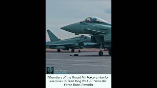 The Royal Air Force Eurofighter Typhoon Fighter Jet