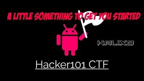 hacker101 CTF - A little something to get you started