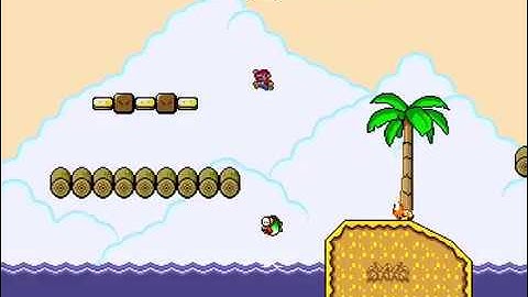 SMBX Custom Level - Cheesy Beach